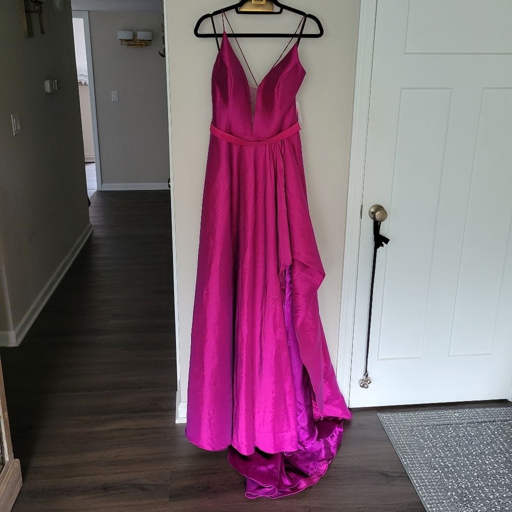 Alyce Paris Fuchsia Purple  Prom Gown - Picture 3 of 14